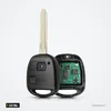 Clé télécommande 433 MHz pour Toyota Prado 120, RAV4, puce TOY43 - coque ouverte montrant le circuit imprimé interne