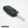 Clé télécommande 434 MHz 3 boutons pour Volkswagen Golf, Passat, puce ID48 - vue de profil, lame déployée