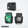 Clé télécommande 434 MHz 3 boutons pour Volkswagen Golf, Passat, puce ID48 - pièces détachées, circuit et pile visibles