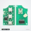 Clé télécommande 434 MHz 3 boutons pour Volkswagen Passat, Golf, puce ID48 - circuit imprimé recto verso