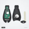 Clé télécommande 434 MHz pour Chrysler Town & Country, Dodge Caravan - coque ouverte avec pile et lame