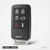 Clé télécommande 6 boutons pour Volvo XC60, XC70, S60, V70, 433/902 MHz - vue de face, boutons visibles