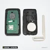 Clé télécommande 6 boutons pour Volvo XC60, XC70, S60, V70, 433/902 MHz - intérieur ouvert avec circuit, pile et lame
