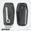 Clé télécommande 902 MHz 4 boutons pour Ford Explorer, Edge, Mustang - coque ouverte avec lame repliée à l'intérieur