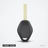 Clé télécommande CAS2 3 boutons pour BMW Série 1, 3, 5, X5, puce ID46 - dos de la coque, lame rentrée