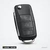 Clé télécommande pliante 3 boutons pour VW Passat, Polo, Skoda, puce ID48 - dos de la clé pliante