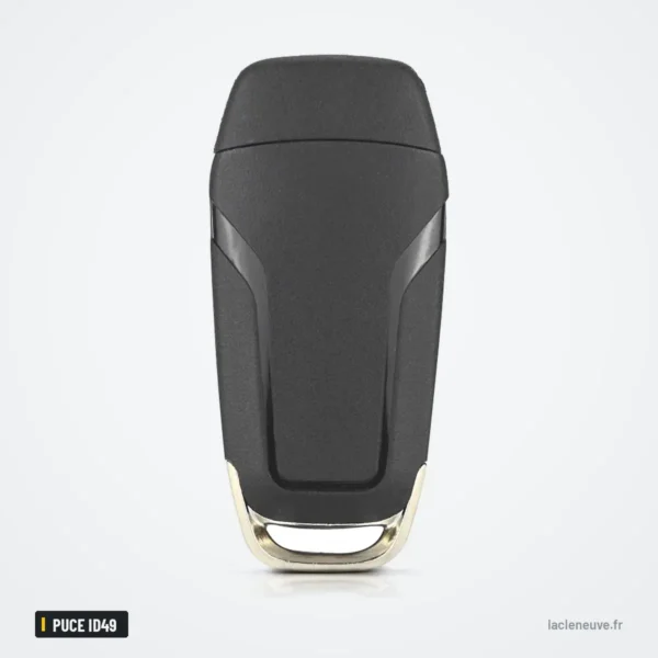 Clé télécommande à puce ID49 pour Ford F150, Ranger, Mondeo, S-Max - dos lisse de la clé, sans boutons