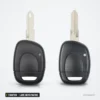 Coque de clé 1 bouton pour Renault Twingo, Clio, Kangoo, lame NE73/VAC102 - deux clés comparées côte à côte