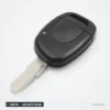 Coque de clé 1 bouton pour Renault Twingo, Clio, Kangoo, lame NE73/VAC102 - vue de face, bouton visible