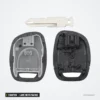 Coque de clé 1 bouton pour Renault Twingo, Clio, Kangoo, lame NE73/VAC102 - pièces détachées, lame et coque