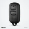 Coque de clé 2+1 boutons pour Toyota RAV4, Camry, Land Cruiser, Highlander - deux boutons sans texte apparent
