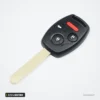 Coque de clé 2/3/4 boutons pour Honda Accord, Civic, CR-V, Pilot - vue de face, quatre boutons disposés