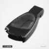 Coque de clé 2/3/4 boutons pour Mercedes-Benz Classe C, Classe E, Classe S - vue de trois-quarts, boutons visibles