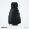 Coque de clé 2/3/4 boutons pour Mercedes-Benz Classe C, Classe E, Classe S - dos de la coque, lisse