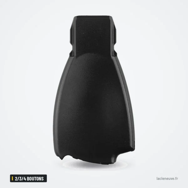 Coque de clé 2/3/4 boutons pour Mercedes-Benz Classe C, Classe E, Classe S - dos de la coque, lisse