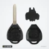 Coque de clé 2/3/4 boutons pour Toyota Camry, Corolla, Avalon, TOY43 - coque démontée, mécanisme interne visible
