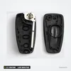 Coque de clé 2 à 3 boutons pour Ford Ranger, lame HU101/FO21 - coque ouverte montrant barillet et logement pile