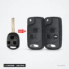 Coque de clé 2/3 boutons pour Lexus ES300, GS300, LS400, RX300, lame TOY48 - comparaison clé d'origine et version transformée