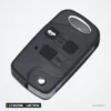 Coque de clé 2/3 boutons pour Lexus ES300, GS300, LS400, RX300, lame TOY48 - vue de face, anneau de clé en haut