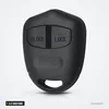 Coque de clé 2/3 boutons pour Mitsubishi Lancer, Outlander, Pajero, ASX - coque vue de face, deux boutons