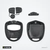 Coque de clé 2/3 boutons pour Mitsubishi Lancer, Outlander, Pajero, ASX - pièces détachées, clavier et coque
