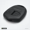 Coque de clé 2/3 boutons pour Mitsubishi Lancer, Outlander, Pajero, ASX - coque vue de face sous un angle incliné