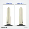 Coque de clé 2/3 boutons pour Mitsubishi Outlander, Pajero, Lancer - comparaison des profils de lame mit8 et mit11