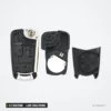 Coque de clé 2/3 boutons pour Opel Astra H, Corsa D, Zafira, lame HU43/HU100 - pièces détachées, mécanisme et coque arrière