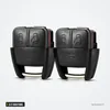 Coque de clé 2/3 boutons pour Opel Astra, Zafira, Frontera, Chevrolet Cruze - deux coques identiques, liseré rouge visible