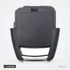 Coque de clé 2/3 boutons pour Opel Astra, Zafira, Insignia, Mokka - dos de la coque, trappe à pile ouverte