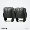 Coque de clé 2/3 boutons pour Opel Astra, Zafira, Vectra, Chevrolet Cruze - deux coques identiques, liseré rouge visible