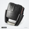 Coque de clé 2/3 boutons pour Opel Astra, Zafira, Vectra, Chevrolet Cruze - coque vue sous un angle, liseré rouge