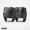Coque de clé 2/3 boutons pour Opel Vectra, Zafira, Astra, Insignia - deux coques vues de face et de profil