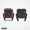 Coque de clé 2/3 boutons pour Opel Vectra, Zafira, Astra, Insignia - coque ouverte avec joint rouge