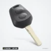 Coque de clé 2/3 boutons pour Porsche Boxster, 911, 996, lame HU66 - vue de face légèrement inclinée