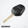 Coque de clé 2/3 boutons pour Porsche Boxster, 911, 996, lame HU66 - vue de profil, lame dépliée
