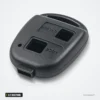 Coque de clé 2/3 boutons pour Toyota Camry, Corolla, Lexus RX, IS200 - télécommande de forme différente, boutons visibles
