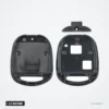 Coque de clé 2/3 boutons pour Toyota Camry, Corolla, Lexus RX, IS200 - boîtier ouvert, deux moitiés et emplacements internes