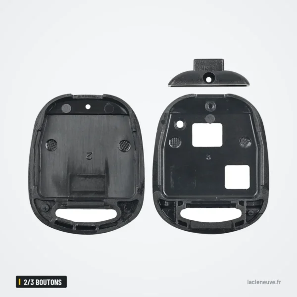 Coque de clé 2/3 boutons pour Toyota Camry, Corolla, Lexus RX, IS200 - boîtier ouvert, deux moitiés et emplacements internes