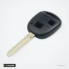 Coque de clé 2/3 boutons pour Toyota Camry, Corolla, RAV4, Lexus GX470 - clé avec lame sortie, deux boutons, vue de face