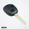 Coque de clé 2/3 boutons pour Toyota Camry, Corolla, RAV4, Lexus GX470 - gros plan sur les deux boutons, sans lame visible