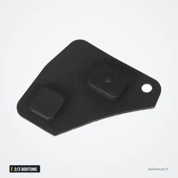 Coque de clé 2/3 boutons pour Toyota Camry, Corolla, RAV4, Lexus GX470 - détail du pavé caoutchouc des boutons