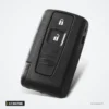 Coque de clé 2/3 boutons pour Toyota Corolla, Corolla Verso, Prius - vue de trois quarts, tranche visible