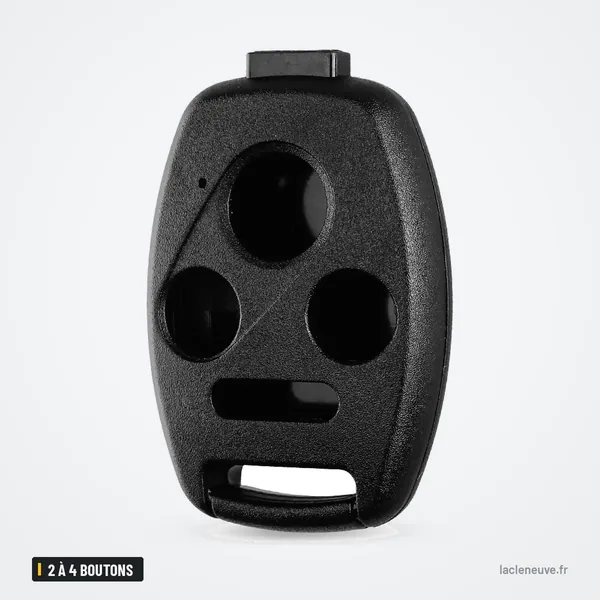 Coque de clé 2 à 4 boutons pour Honda Accord, Civic, CRV, Pilot - coque vide à trois emplacements de boutons