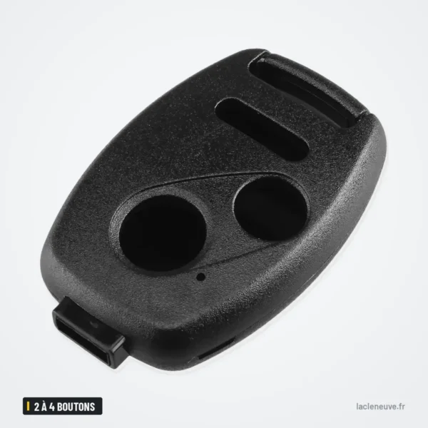 Coque de clé 2 à 4 boutons pour Honda Accord, Civic, CRV, Pilot - coque vide à deux emplacements ovales