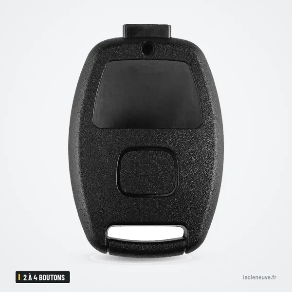 Coque de clé 2 à 4 boutons pour Honda Accord, Civic, CRV, Pilot - coque assemblée, dos lisse sans bouton