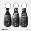 Coque de clé 2 à 4 boutons pour Hyundai Elantra, Sonata, Santa Fe - trois télécommandes à trois boutons côte à côte