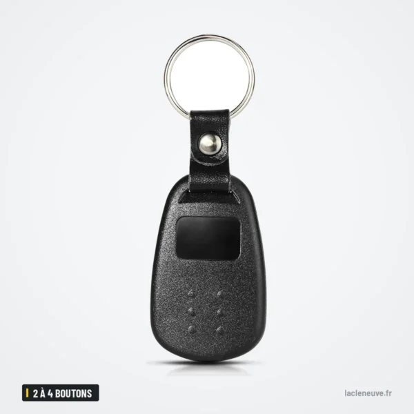 Coque de clé 2 à 4 boutons pour Hyundai Elantra, Sonata, Santa Fe - dos de la télécommande, surface lisse sans bouton