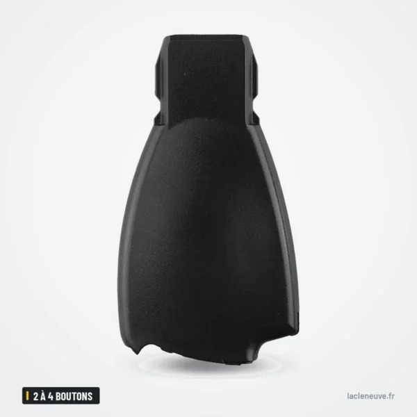 Coque de clé 2 à 4 boutons pour Mercedes-Benz B, C, E, ML, S, Vito 639 - dos lisse de la coque, sans bouton