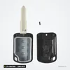 Coque de clé 2 à 4 boutons pour Mitsubishi Eclipse, Outlander, lame MIT11 - coque ouverte avec vis détachée